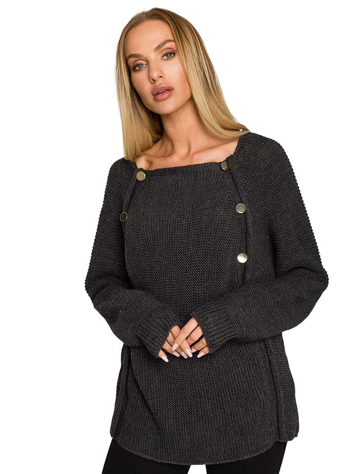 Пуловер made of emotion Pullover, антрацит
Пуловер made of emotion Pullover, антрацит