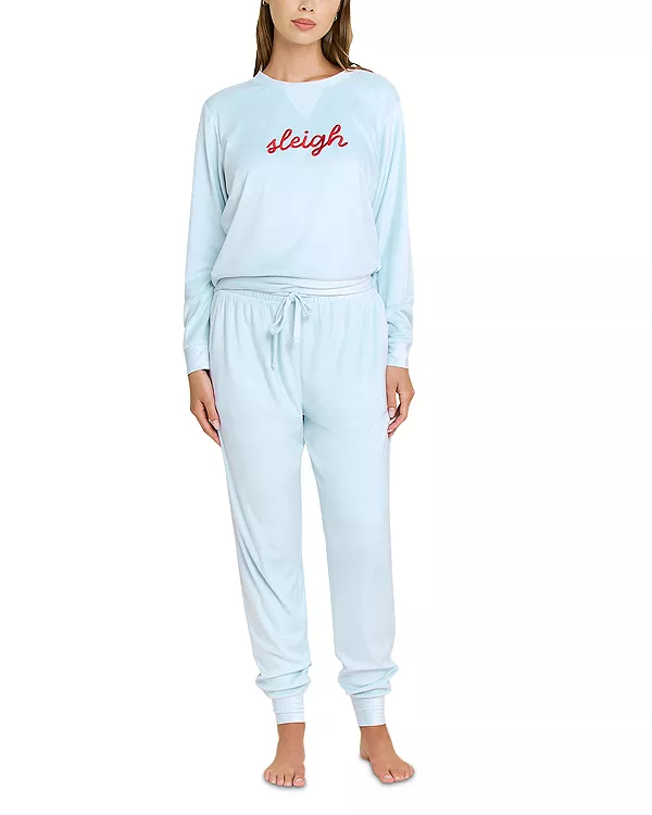 Простой и уютный пижамный комплект с длинными рукавами Honeydew, синий
Простой и уютный пижамный комплект с длинными рукавами Honeydew, синий