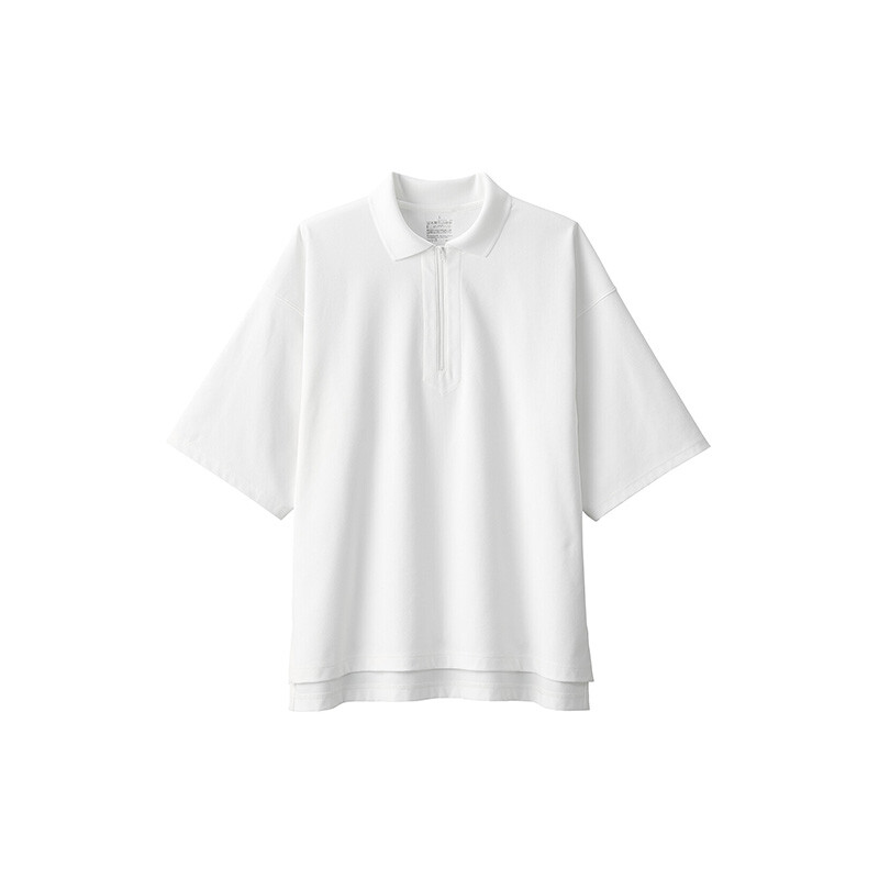 Рубашка-поло Muji Labo с молнии наполовину, черный
Рубашка-поло Muji Labo с молнии наполовину, черный