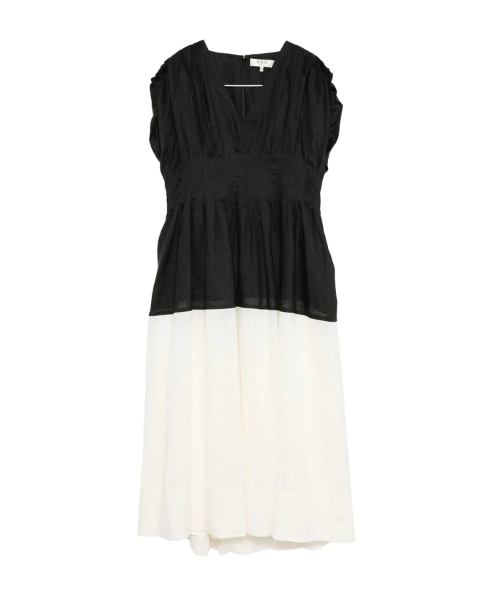 Платье с V-образным вырезом и плиссированной юбкой Sea Ny, черный
Платье с V-образным вырезом и плиссированной юбкой Sea Ny, черный