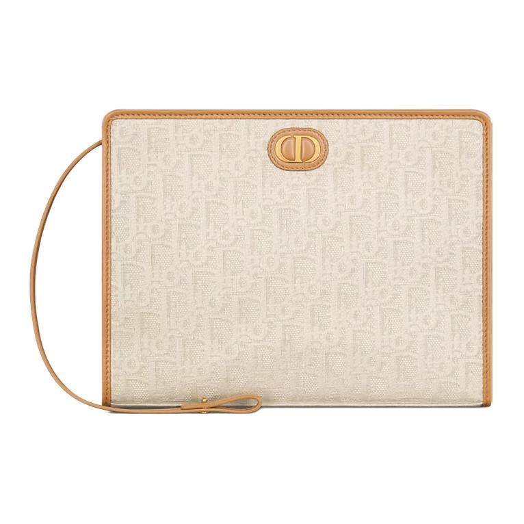 DIOR Маленький клатч из хлопка и телячьей кожи 30 Montaigne для женщин светлого золота
DIOR Маленький клатч из хлопка и телячьей кожи 30 Montaigne для женщин светлого золота