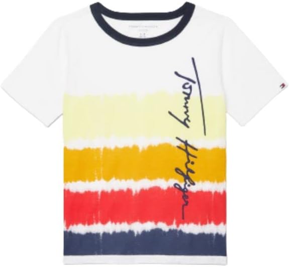 Футболка Tommy Hilfiger для мальчиков с сенсорным принтом тай-дай, Bright White
Футболка Tommy Hilfiger для мальчиков с сенсорным принтом тай-дай, Bright White