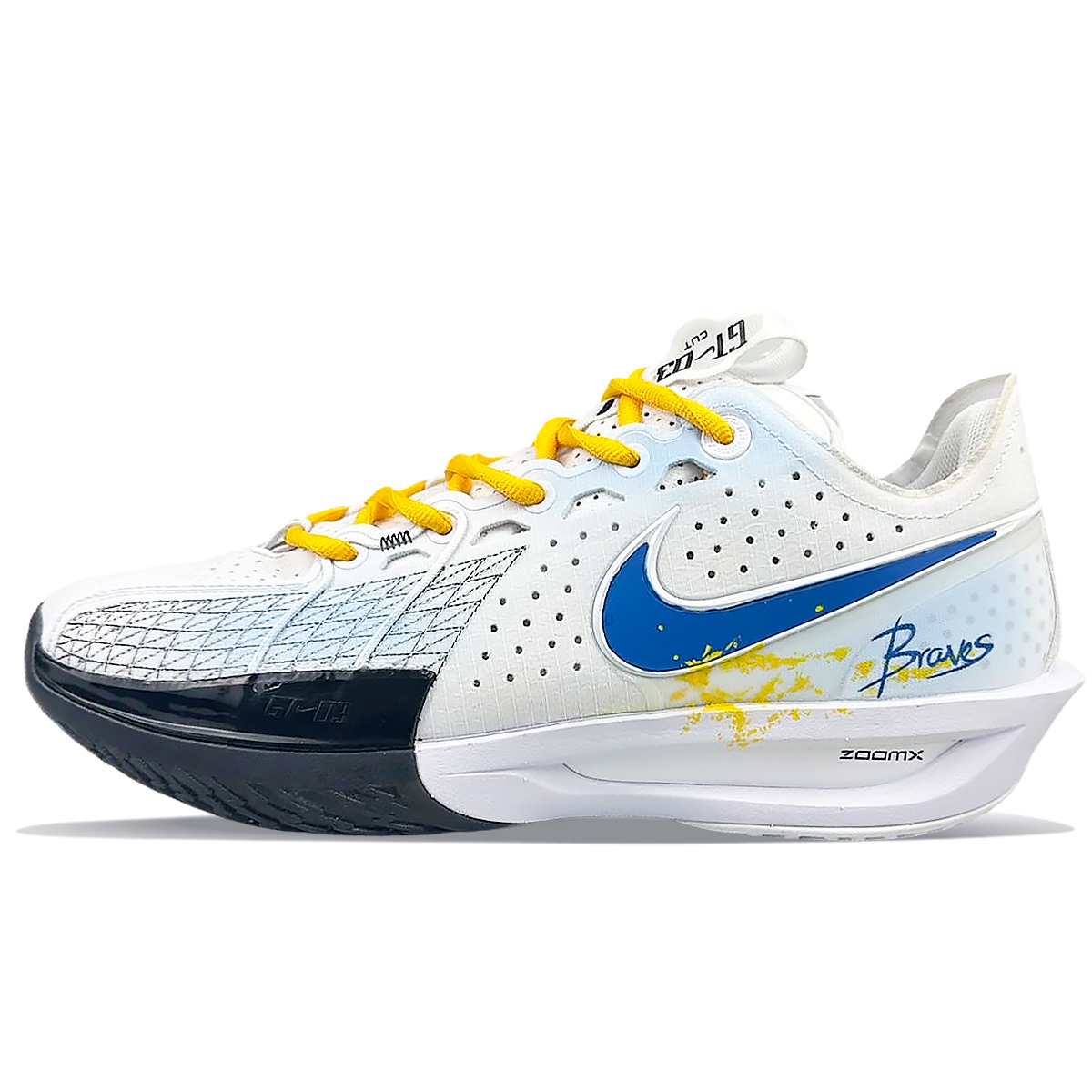 Nike Кроссовки баскетбольные Air Zoom G.T. Cut 3 EP с амортизацией и отскоком низкие унисекс бело-голубые, цвет White Blue
Nike Кроссовки баскетбольные Air Zoom G.T. Cut 3 EP с амортизацией и отскоком низкие унисекс бело-голубые, цвет White Blue