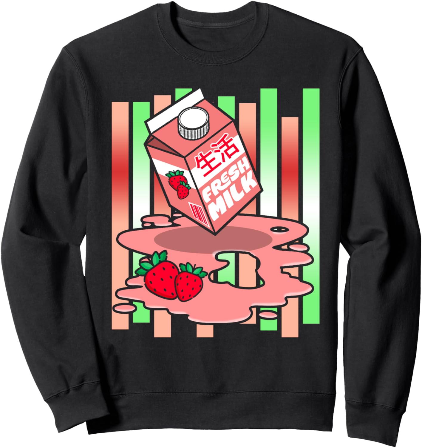 Винтажная японская толстовка 90-х годов в стиле каваи с графическим изображением клубничного молочного коктейля Shota'S Pink Strawberry Milk Gear, черный
Винтажная японская толстовка 90-х годов в стиле каваи с графическим изображением клубничного молочного коктейля Shota'S Pink Strawberry Milk Gear, черный