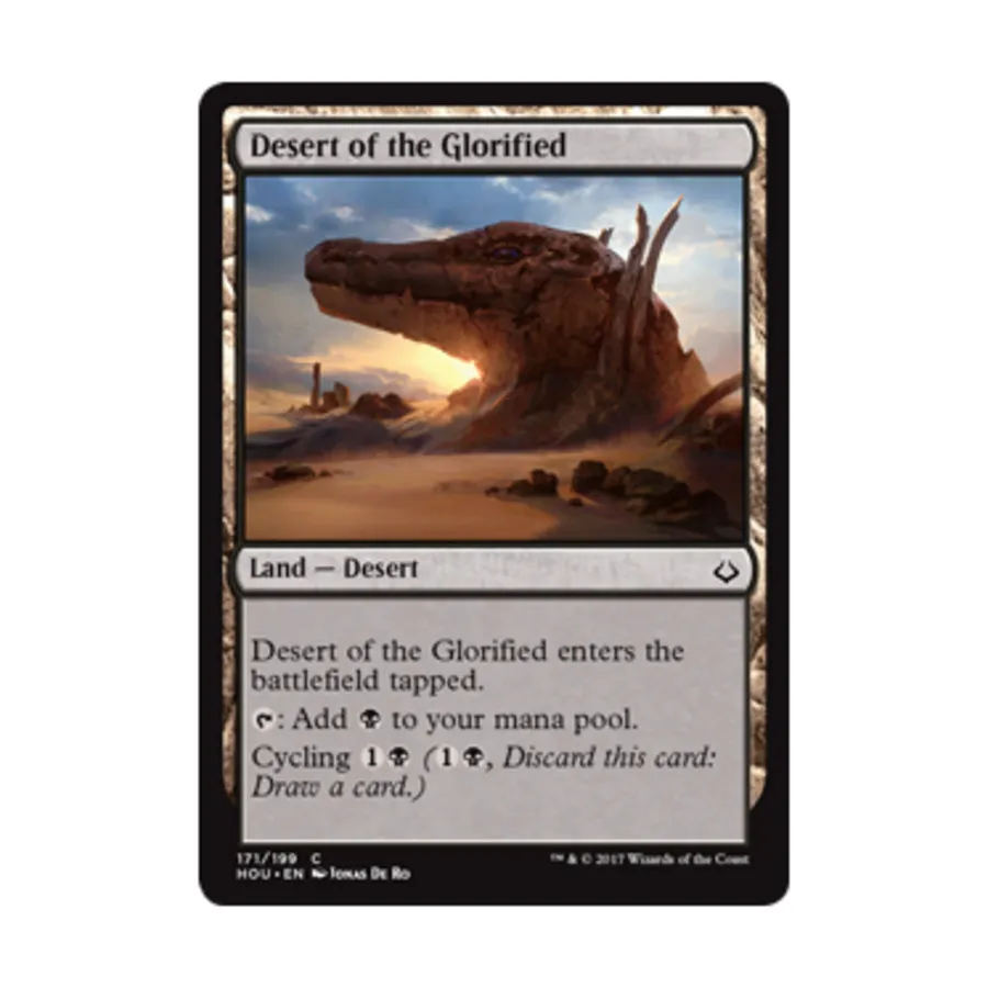 CCG Пустыня Прославленных (С) (Фольга), MTG - Hour of Devastation
CCG Пустыня Прославленных (С) (Фольга), MTG - Hour of Devastation