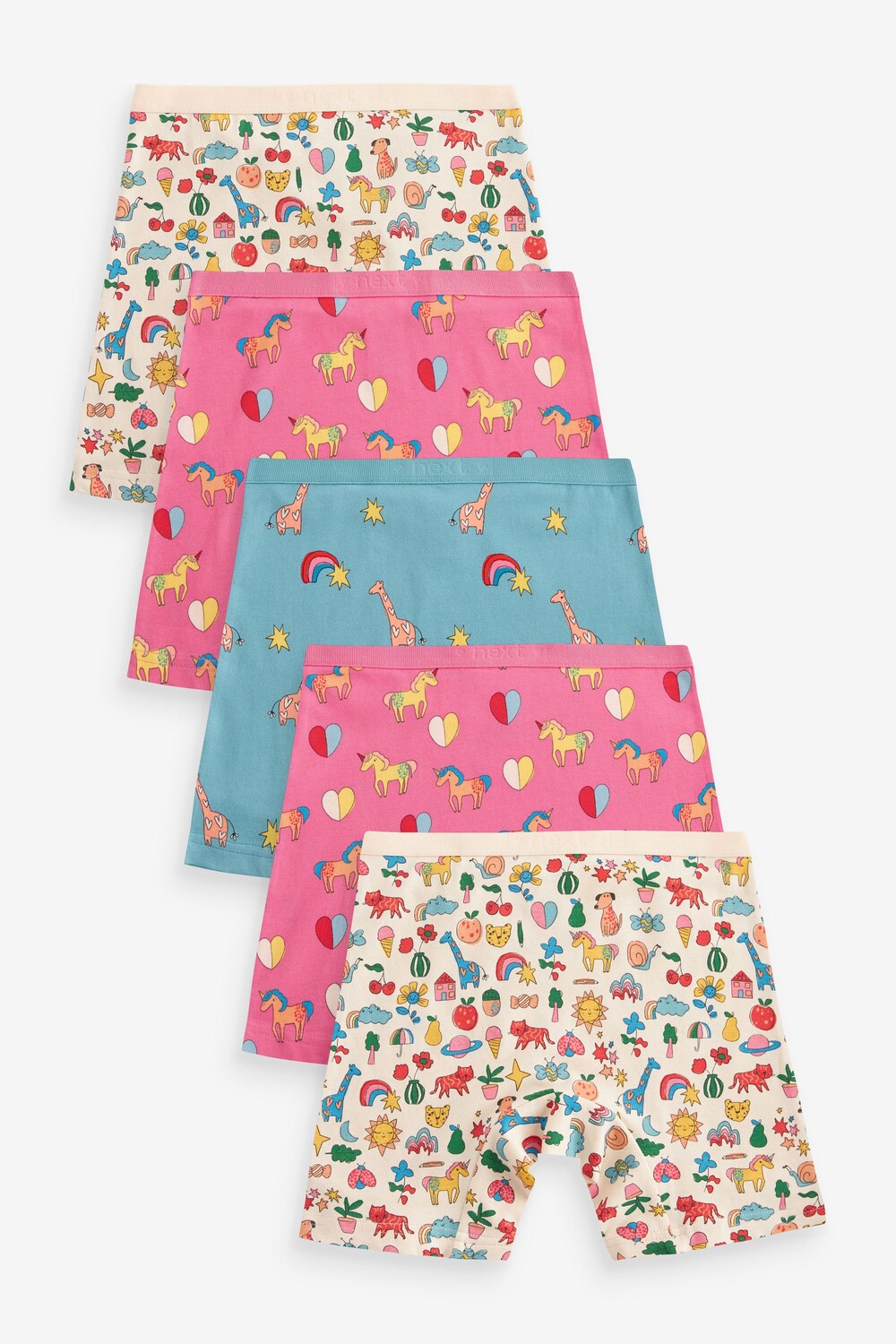 Укороченные трусы Stampy, 5 шт в упаковке (2 16 лет) Next, розовый 
Укороченные трусы Stampy, 5 шт в упаковке (2 16 лет) Next, розовый