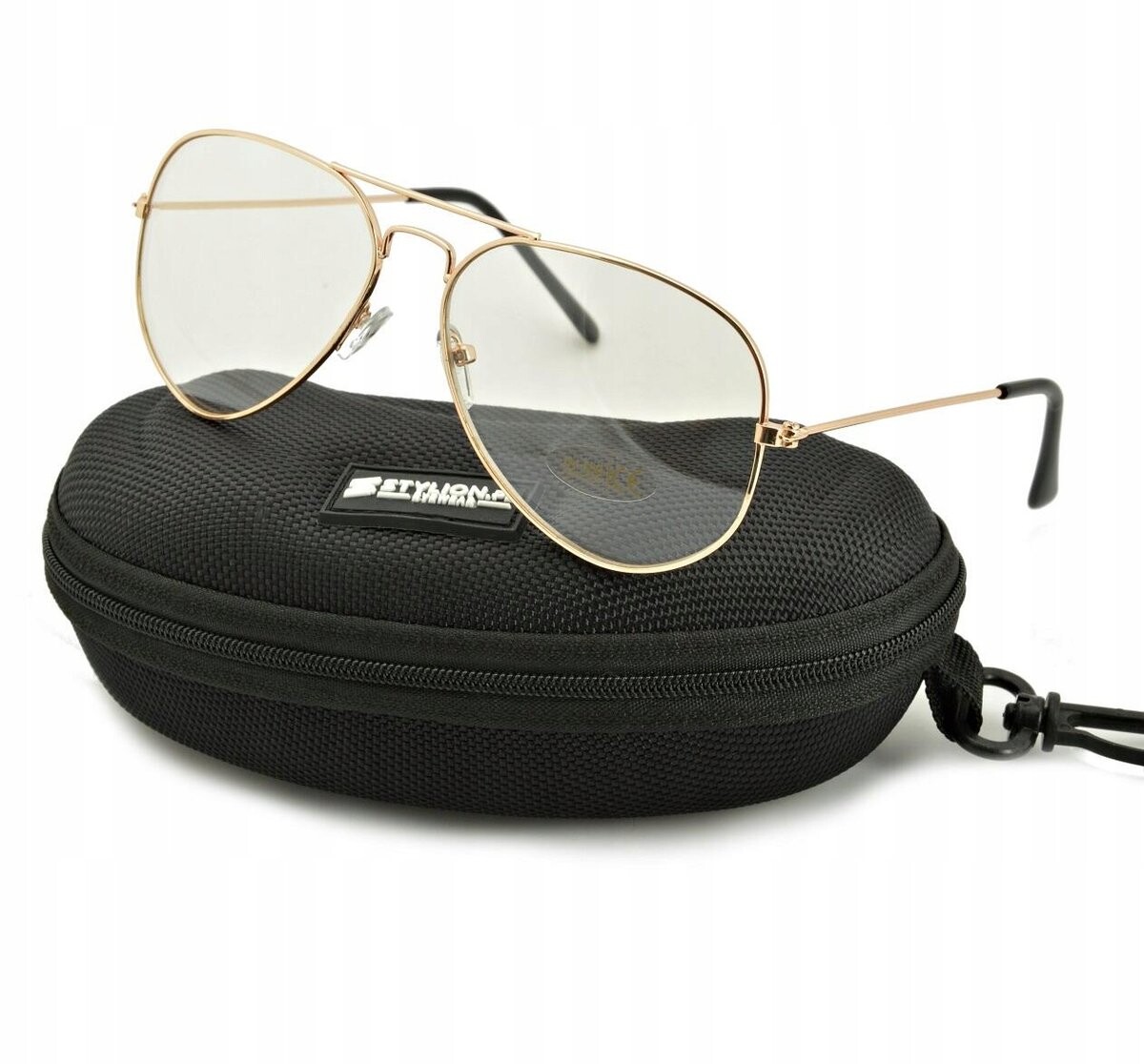 Золотые прозрачные очки Очки-пилоты Женщины Мужчины UV400 Stylion
Золотые прозрачные очки Очки-пилоты Женщины Мужчины UV400 Stylion