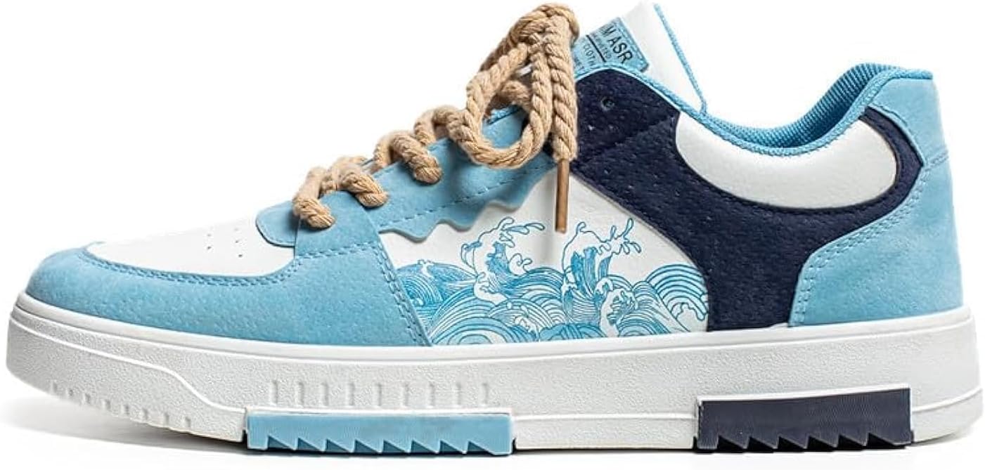 Мужские ретро-кроссовки NCNDB в стиле casual с контрастной цветной отделкой для скейтборда, Cyan
Мужские ретро-кроссовки NCNDB в стиле casual с контрастной цветной отделкой для скейтборда, Cyan