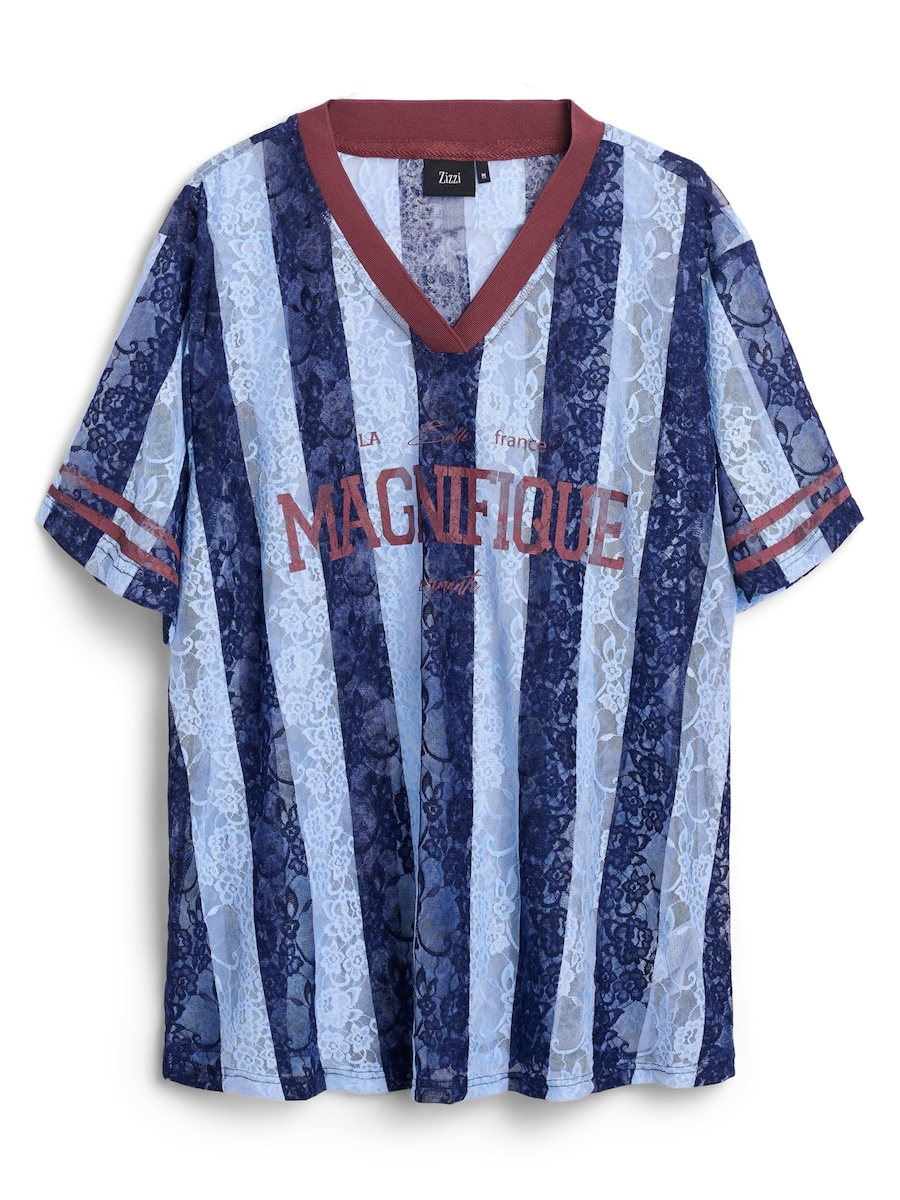 Рубашка Zizzi EMonica, синий/голубой
Рубашка Zizzi EMonica, синий/голубой