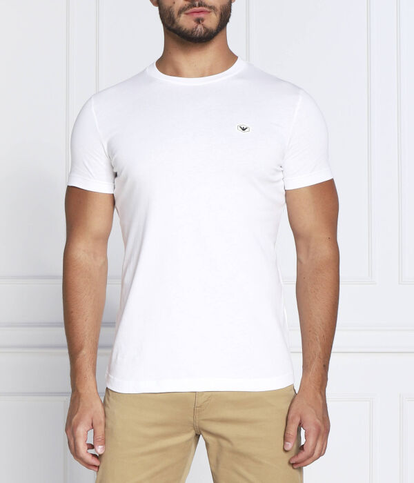 Футболка мужская Emporio Armani хлопковая однотонная, белый
Футболка мужская Emporio Armani хлопковая однотонная, белый