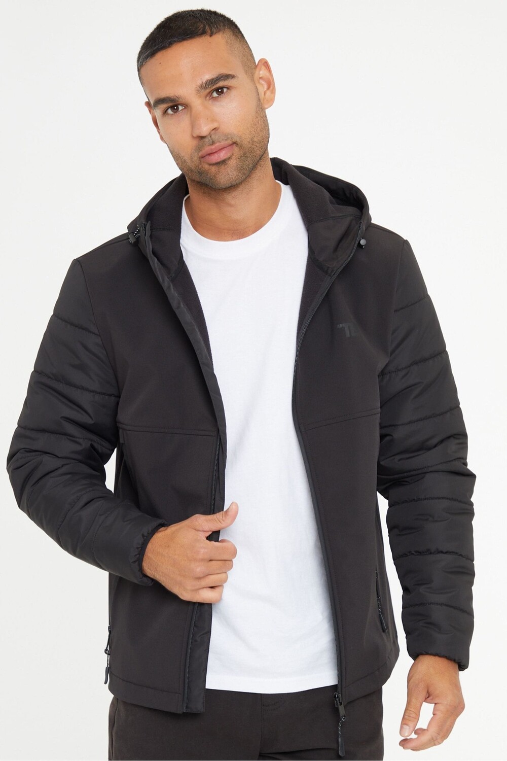 Легкая куртка на молнии с капюшоном Threadbare, черный
Легкая куртка на молнии с капюшоном Threadbare, черный