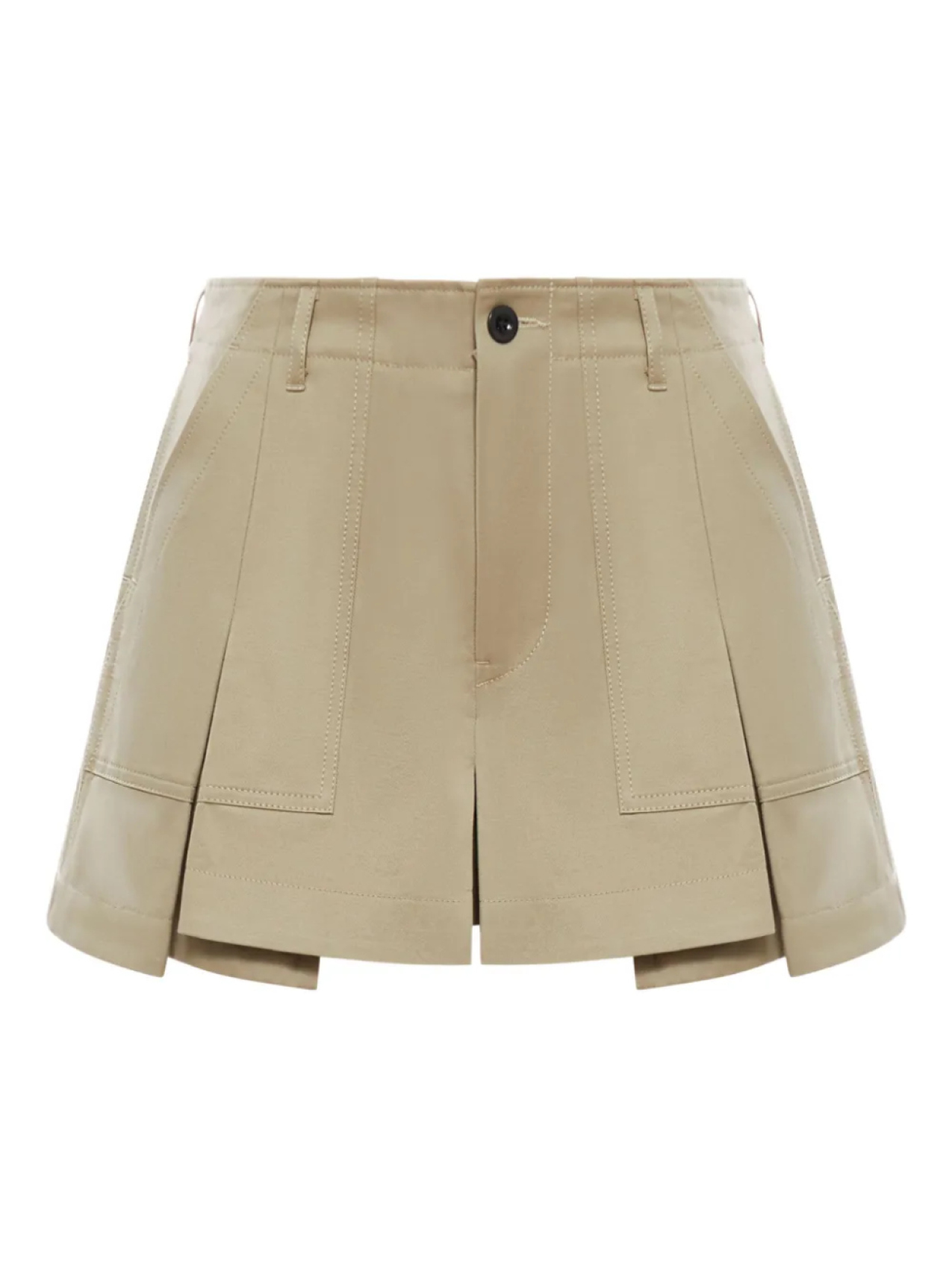 Шорты со складками sacai, нейтральный
Шорты со складками sacai, нейтральный