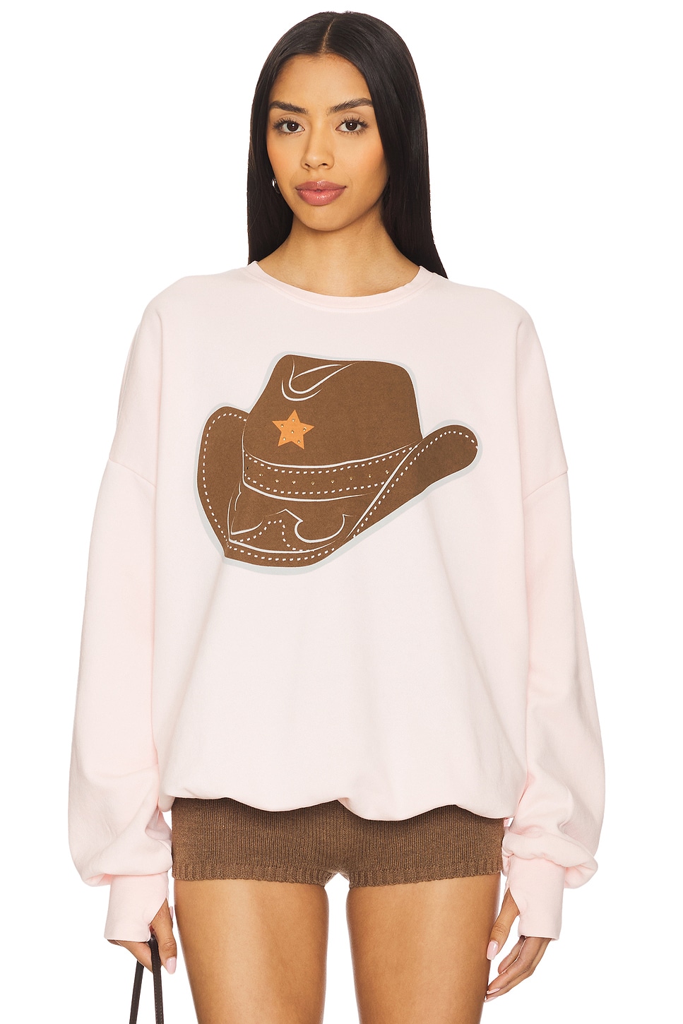 Толстовка с рисунком "стразовая ковбойка" The Laundry Room, blush pink
Толстовка с рисунком "стразовая ковбойка" The Laundry Room, blush pink