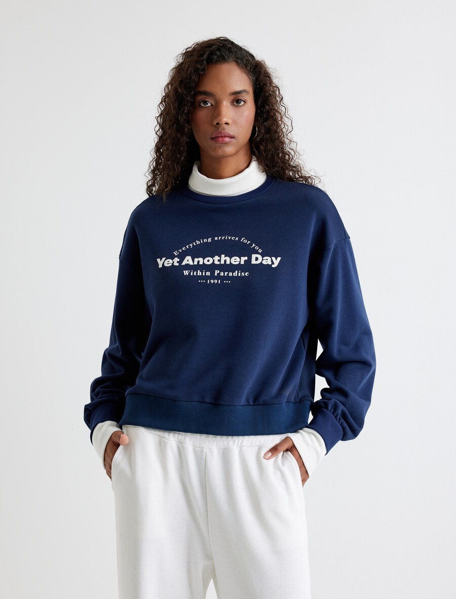 Толстовка Koton, темно-синий
Толстовка Koton, темно-синий