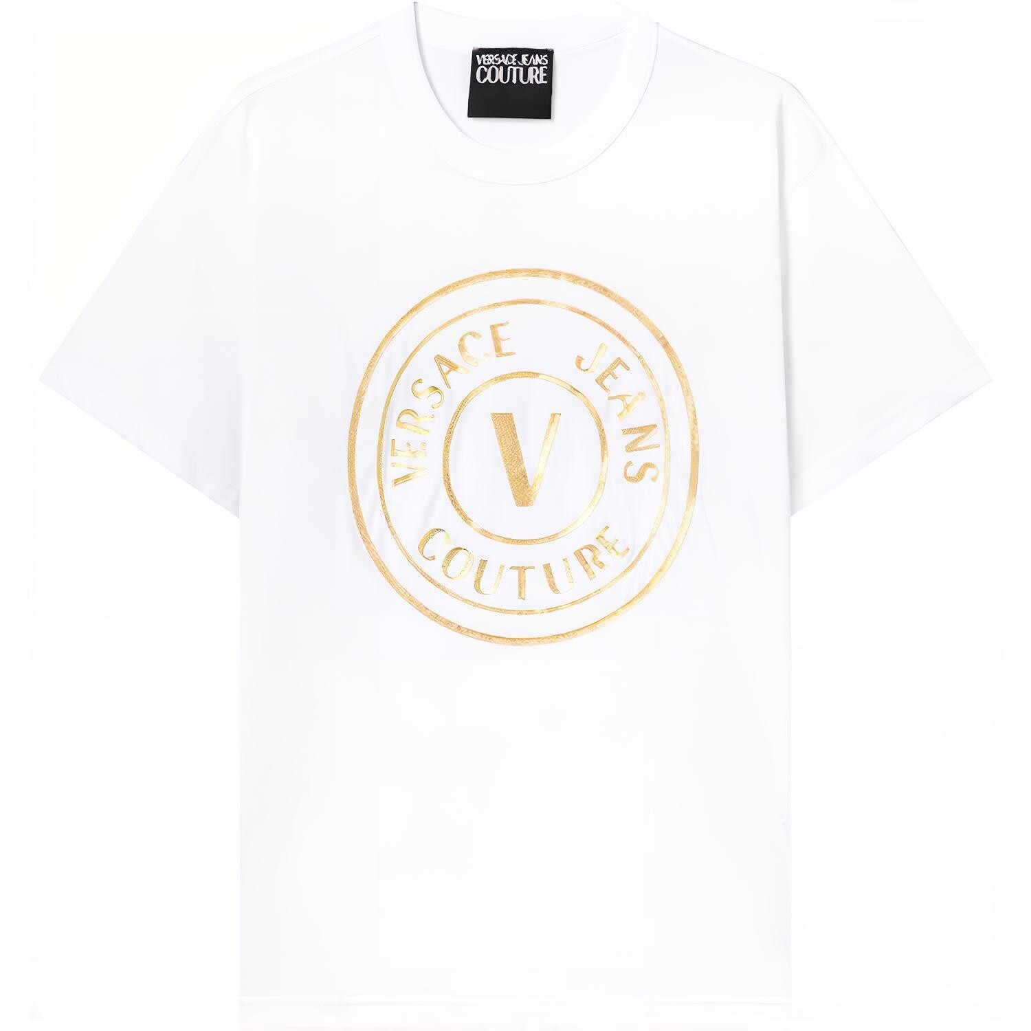 Футболка мужская белая Versace Jeans Couture, белый 
Футболка мужская белая Versace Jeans Couture, белый