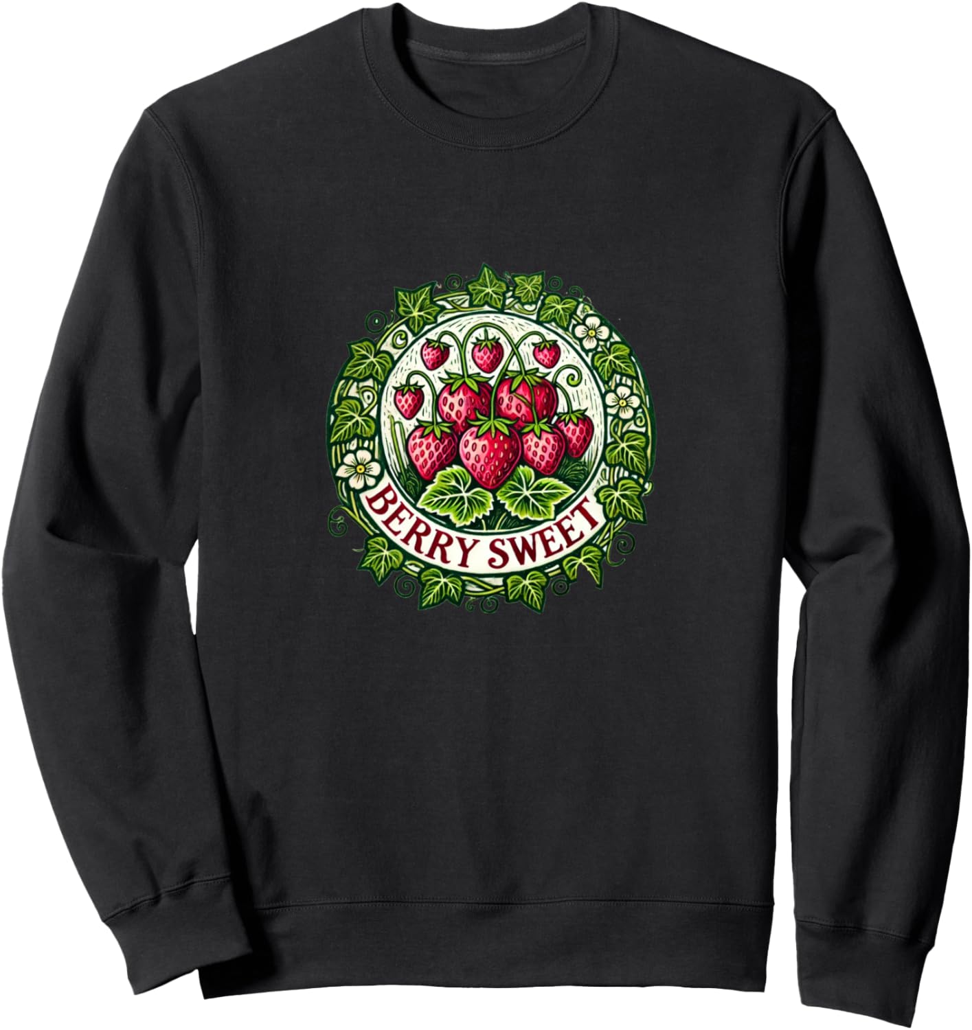 Иллюстрация клубники, садоводство, клубничная толстовка Botanical Strawberries Snugg, черный
Иллюстрация клубники, садоводство, клубничная толстовка Botanical Strawberries Snugg, черный
