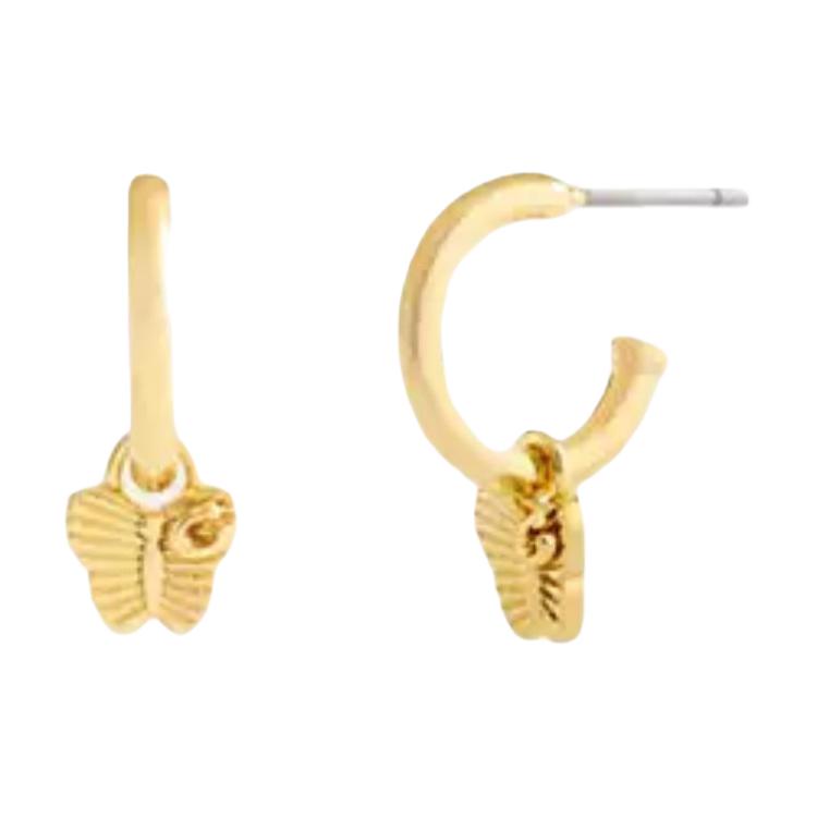 COACH Серьги с покрытием из латуни Women's Gold
COACH Серьги с покрытием из латуни Women's Gold