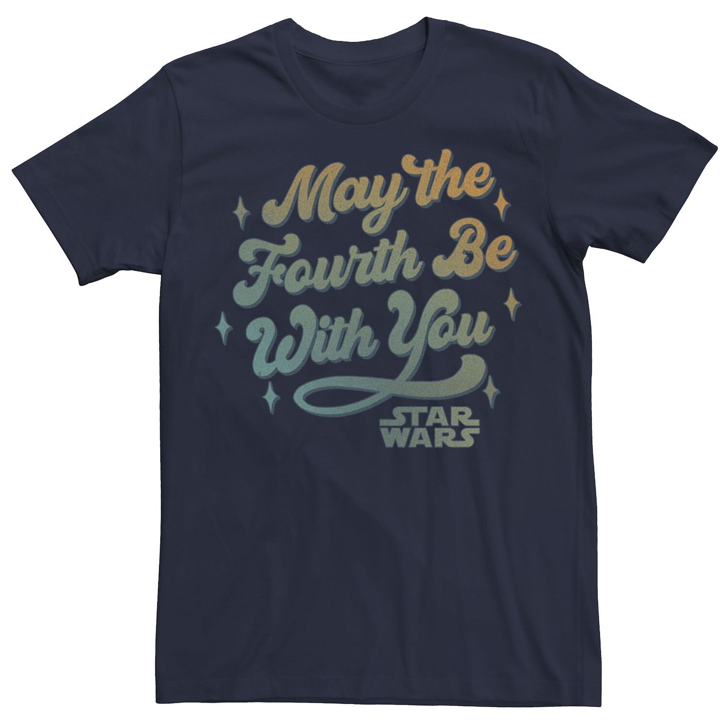 Мужская футболка Star Wars May The Fourth Celebrate The Four Text Licensed Character
Мужская футболка Star Wars May The Fourth Celebrate The Four Text Licensed Character