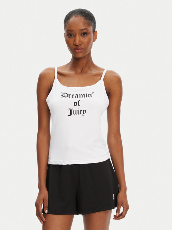 Топ slim fit Dream Of Vest JCLCT125505 Juicy Couture, белый
Топ slim fit Dream Of Vest JCLCT125505 Juicy Couture, белый