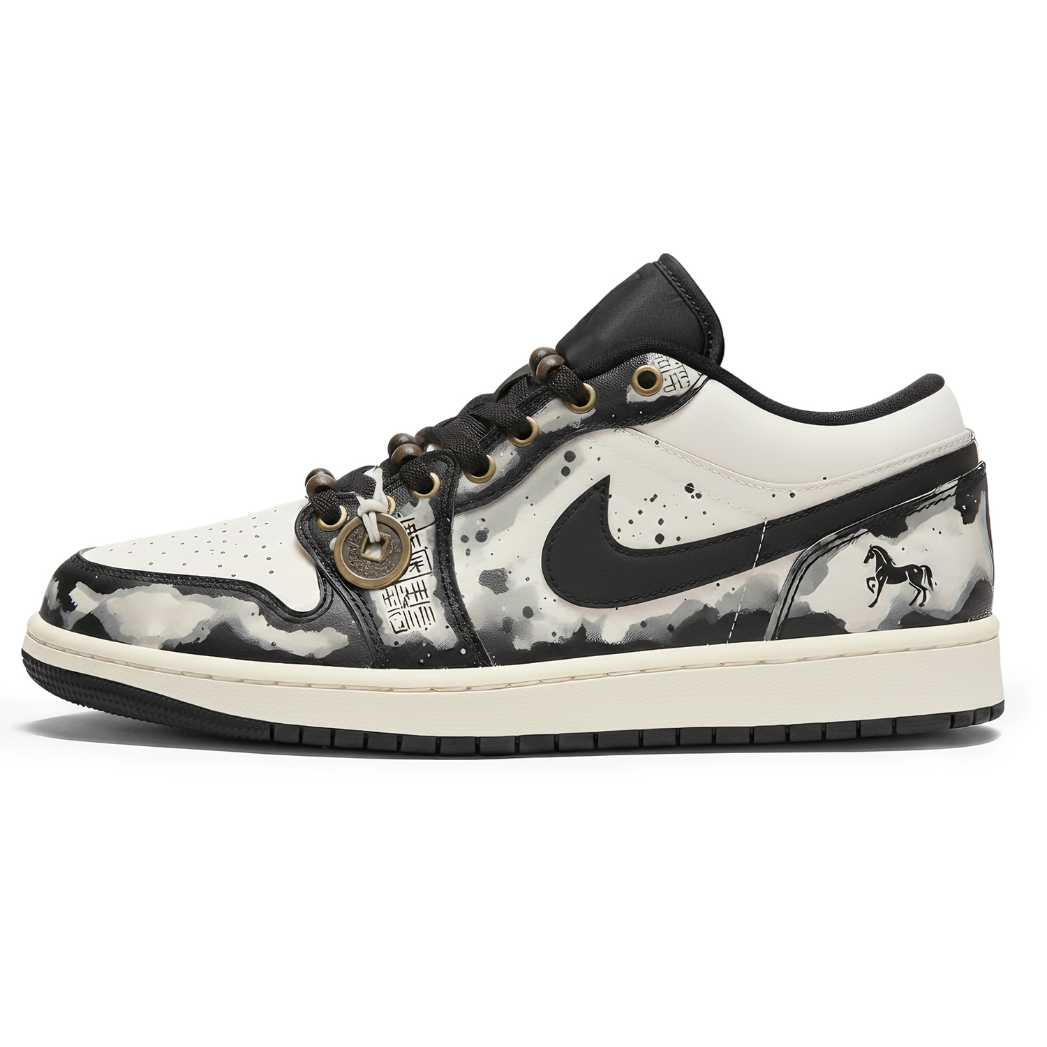 Air 1 Low Three Times Laboratory, год Лошади, Ink Horse Flowing Cloud устойчивый к истиранию низкий верх Jordan, черный
Air 1 Low Three Times Laboratory, год Лошади, Ink Horse Flowing Cloud устойчивый к истиранию низкий верх Jordan, черный