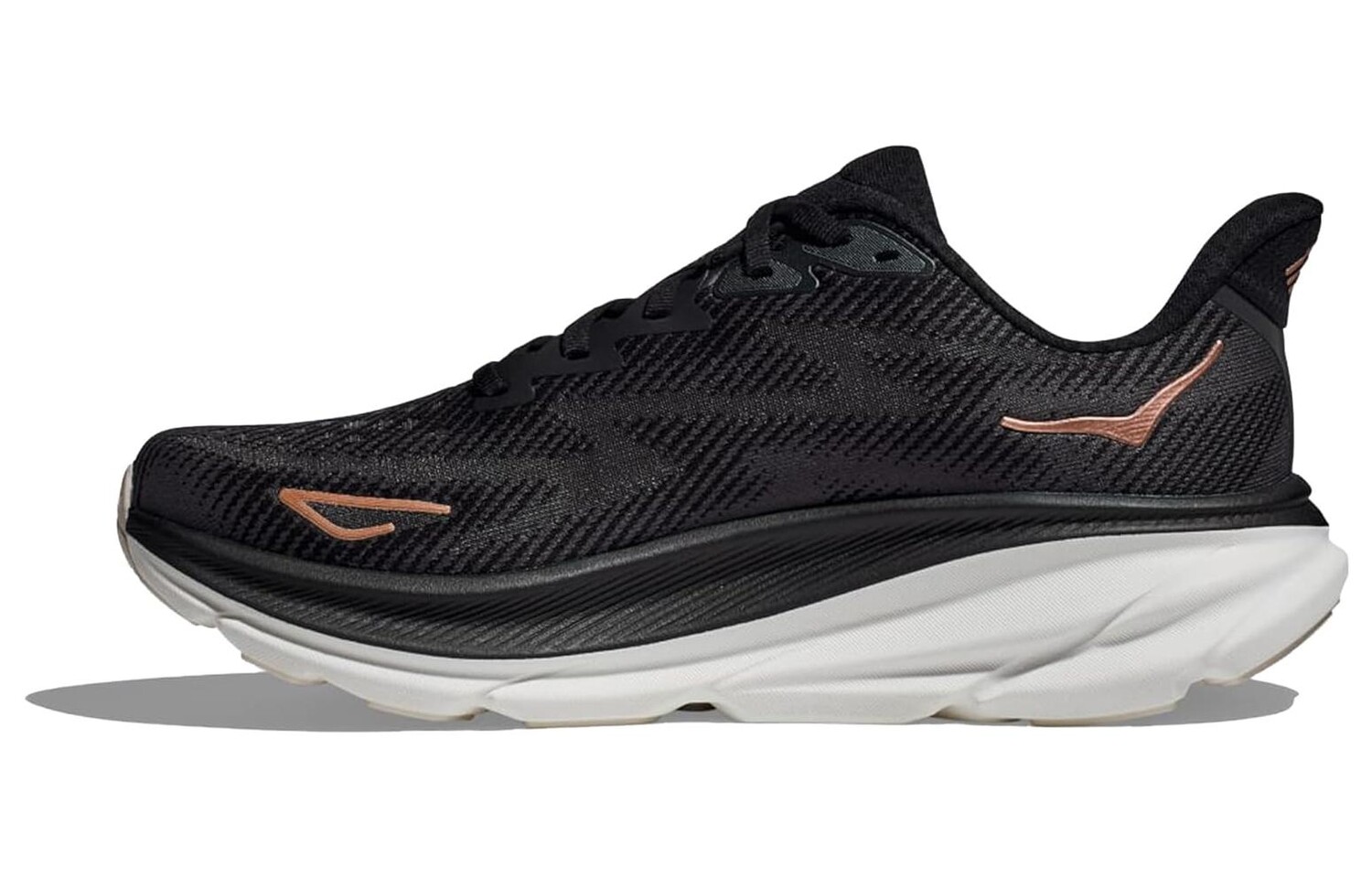 Кроссовки HOKA ONE ONE Clifton 9 Black Rose Gold Women's, черный 
Кроссовки HOKA ONE ONE Clifton 9 Black Rose Gold Women's, черный
