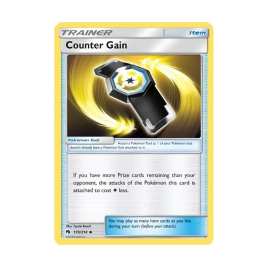 CCG Счетчик усиления (U) #170, Pokemon - SM - Lost Thunder - Singles
CCG Счетчик усиления (U) #170, Pokemon - SM - Lost Thunder - Singles