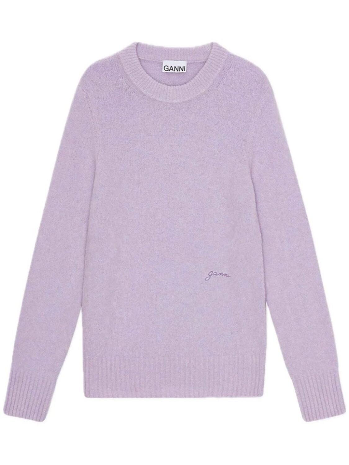 Фактурный джемпер GANNI, фиолетовый
Фактурный джемпер GANNI, фиолетовый