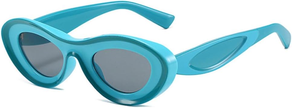 Солнцезащитные очки LVTFCO Vintage Contrast Color Cat Eye для женщин, модные овальные очки для мужчин, защита от УФ-излучения UV400, уникальные солнцезащитные очки, Light Blue Grey
Солнцезащитные очки LVTFCO Vintage Contrast Color Cat Eye для женщин, модные овальные очки для мужчин, защита от УФ-излучения UV400, уникальные солнцезащитные очки, Light Blue Grey