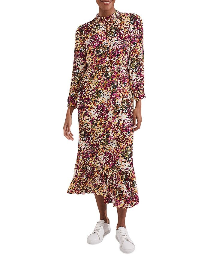 HOBBS LONDON Платье миди с камелией, мультиколор
HOBBS LONDON Платье миди с камелией, мультиколор