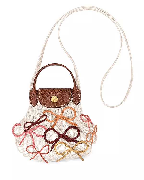 Миниатюрная сетчатая сумка Le pliage из рафии с филе Longchamp, белый
Миниатюрная сетчатая сумка Le pliage из рафии с филе Longchamp, белый