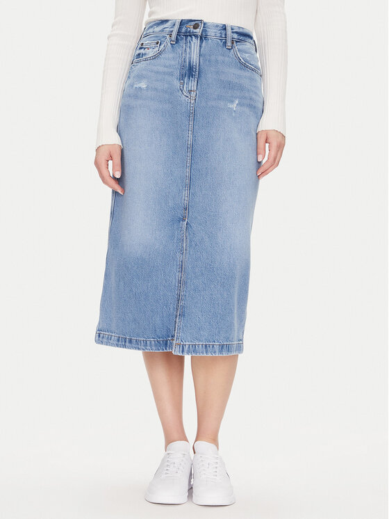 Джинсовая юбка обычного кроя Claire Midi Skirt Bi8036 DW0DW21292 Tommy Jeans, синий
Джинсовая юбка обычного кроя Claire Midi Skirt Bi8036 DW0DW21292 Tommy Jeans, синий