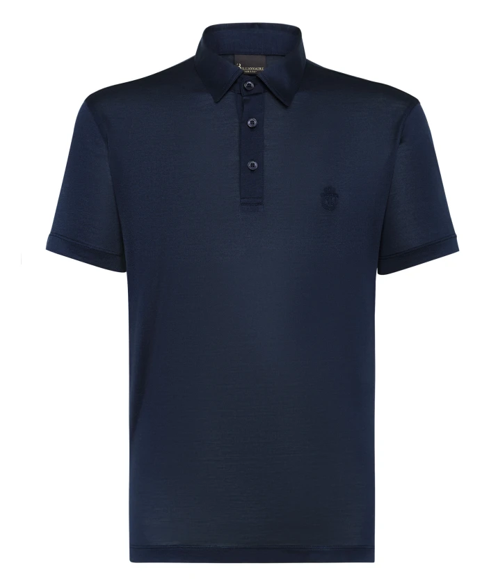 Рубашка поло с двойной буквой B Billionaire, синий
Рубашка поло с двойной буквой B Billionaire, синий