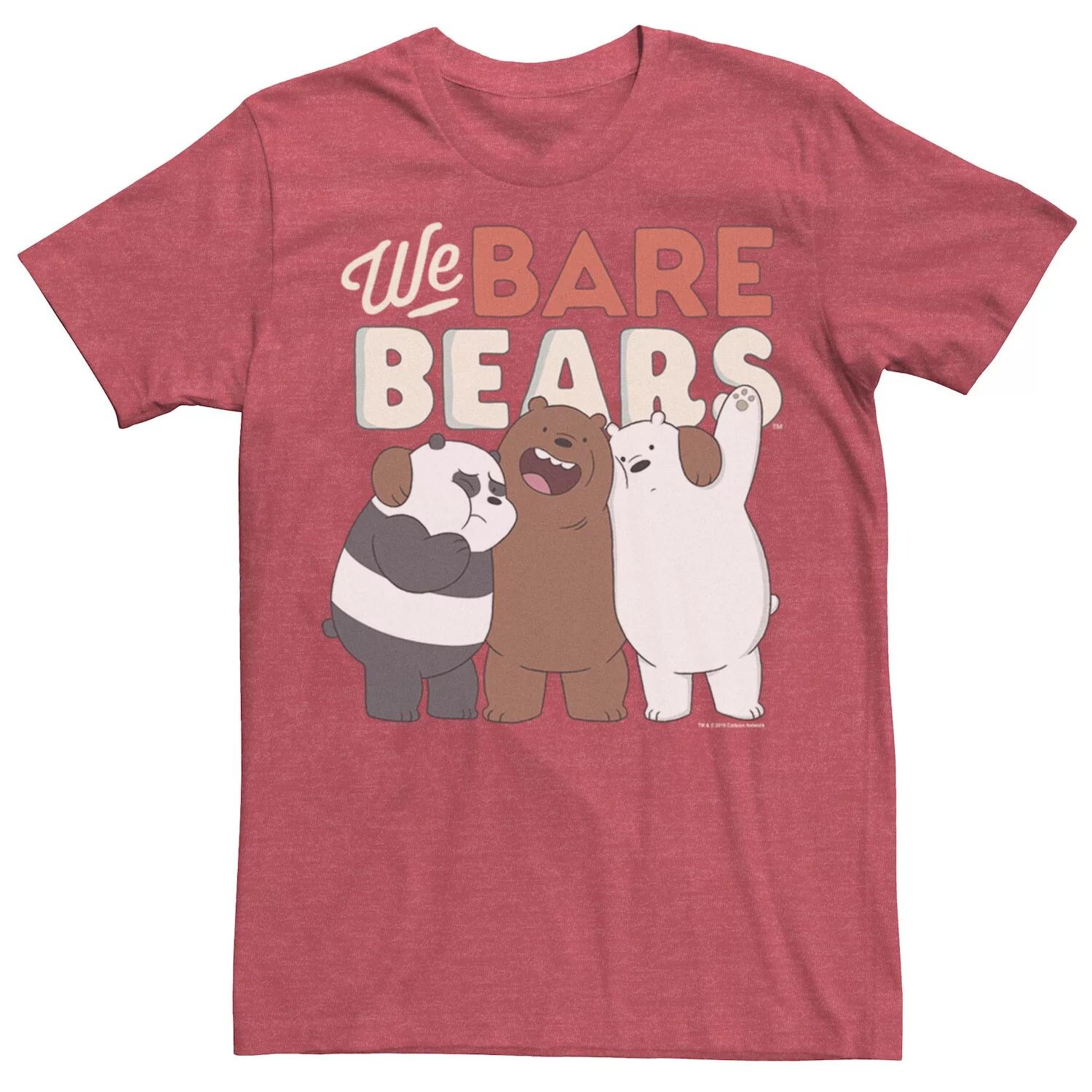 Мужская футболка с портретом и рисунком Cartoon Network We Bare Bears Trio Licensed Character 
Мужская футболка с портретом и рисунком Cartoon Network We Bare Bears Trio Licensed Character