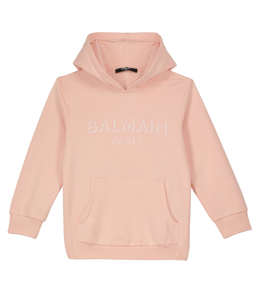 Хлопковый худи с логотипом Balmain Kids, 500-Rosa
Хлопковый худи с логотипом Balmain Kids, 500-Rosa