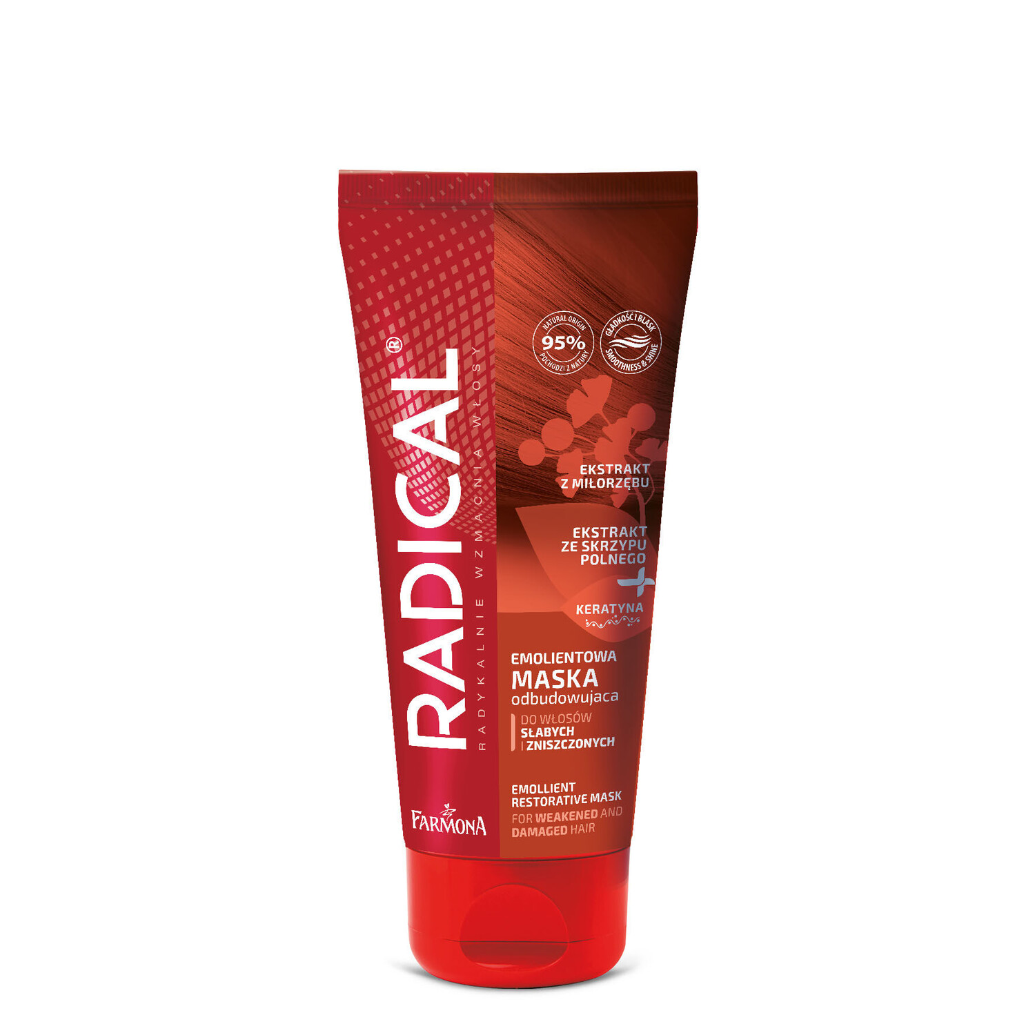 Смягчающая восстанавливающая маска для ослабленных и поврежденных волос Radical, 100 мл
Смягчающая восстанавливающая маска для ослабленных и поврежденных волос Radical, 100 мл