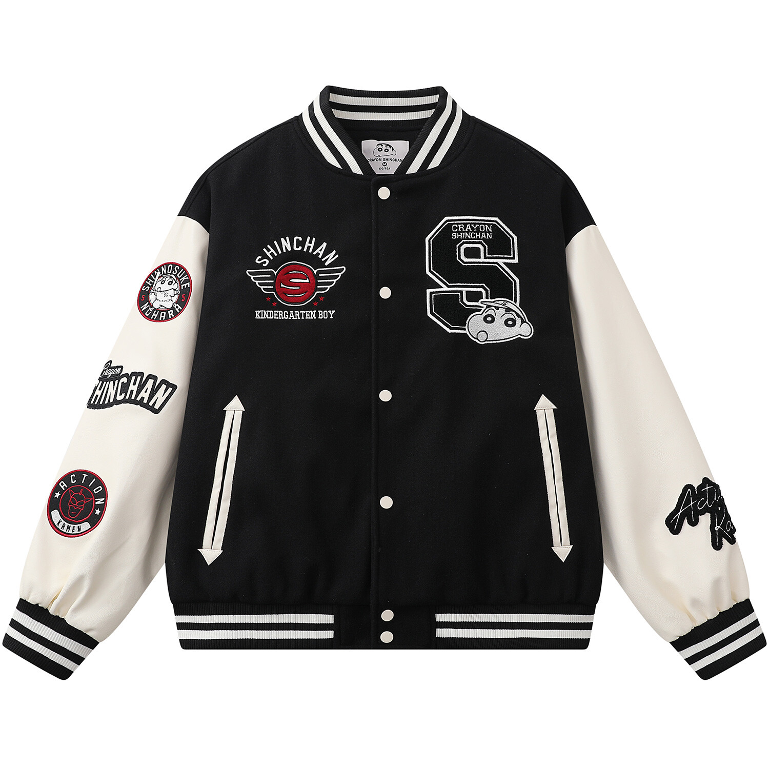 Бейсбольная куртка унисекс Crayon Shinchan/Crayon Shinchan, Хаки
Бейсбольная куртка унисекс Crayon Shinchan/Crayon Shinchan, Хаки