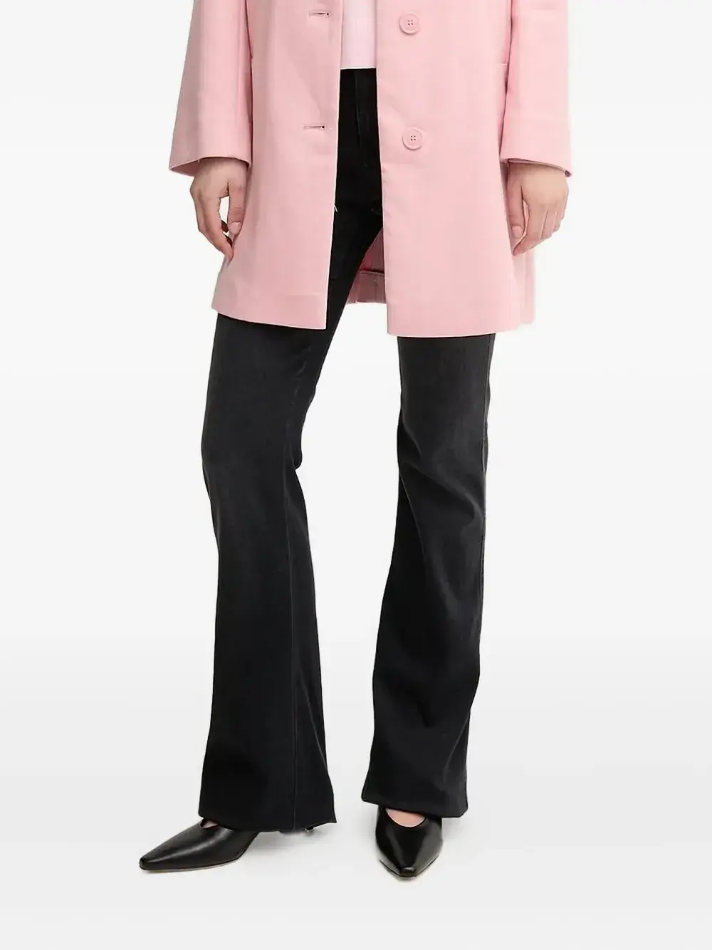 Расклешенные джинсы с вышитым логотипом EMPORIO ARMANI, черный
Расклешенные джинсы с вышитым логотипом EMPORIO ARMANI, черный