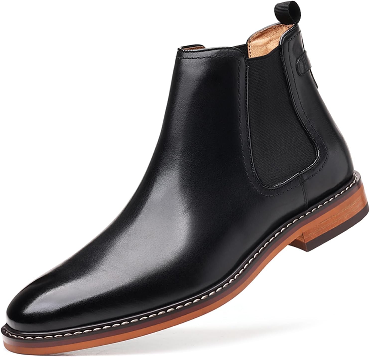 Мужские ботинки Chelsea Optigard из натуральной кожи, удобные с круглым носком, на резинке, ручной работы, для делового и повседневного ношения, черный
Мужские ботинки Chelsea Optigard из натуральной кожи, удобные с круглым носком, на резинке, ручной работы, для делового и повседневного ношения, черный