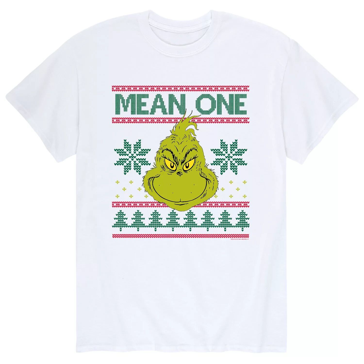 Мужская футболка Dr. Seuss The Grinch Mean One Tee Licensed Character
Мужская футболка Dr. Seuss The Grinch Mean One Tee Licensed Character