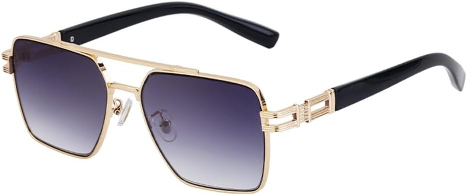 Классические модные солнцезащитные очки для женщин и мужчин, роскошные солнцезащитные очки в стиле ретро с двойной дужкой и металлической оправой generic, C2doublegray
Классические модные солнцезащитные очки для женщин и мужчин, роскошные солнцезащитные очки в стиле ретро с двойной дужкой и металлической оправой generic, C2doublegray