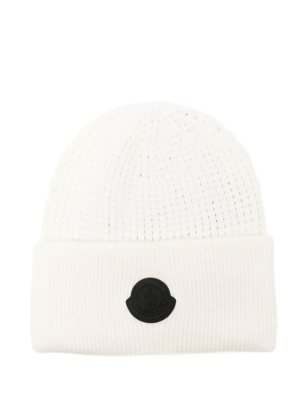 Фактурная шапка бини с нашивкой-логотипом MONCLER, белый
Фактурная шапка бини с нашивкой-логотипом MONCLER, белый