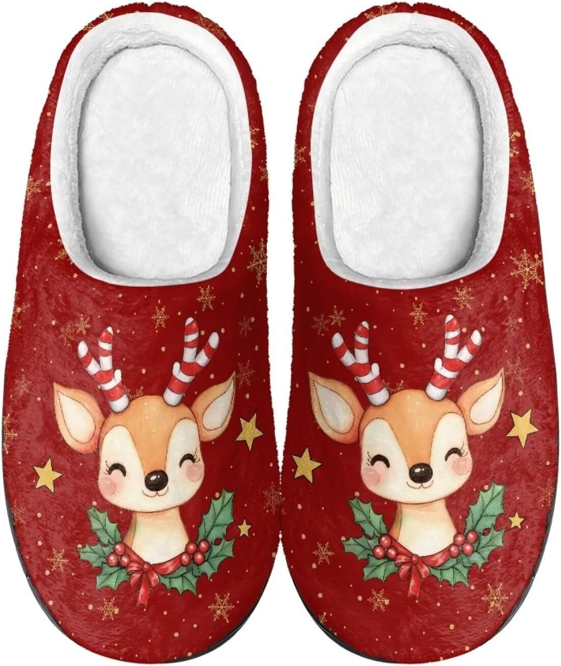 Тапочки Showudesigns для женщин и мужчин, размер 4-12, зимние домашние тапочки, Christmas Deer
Тапочки Showudesigns для женщин и мужчин, размер 4-12, зимние домашние тапочки, Christmas Deer