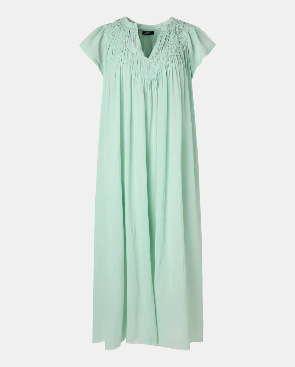 Пляжный кафтан с короткими рукавами Jo & Mr. Joe, зеленый
Пляжный кафтан с короткими рукавами Jo & Mr. Joe, зеленый