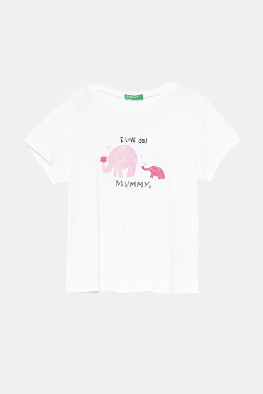 Детская хлопковая футболка United Colors Of Benetton, белый
Детская хлопковая футболка United Colors Of Benetton, белый