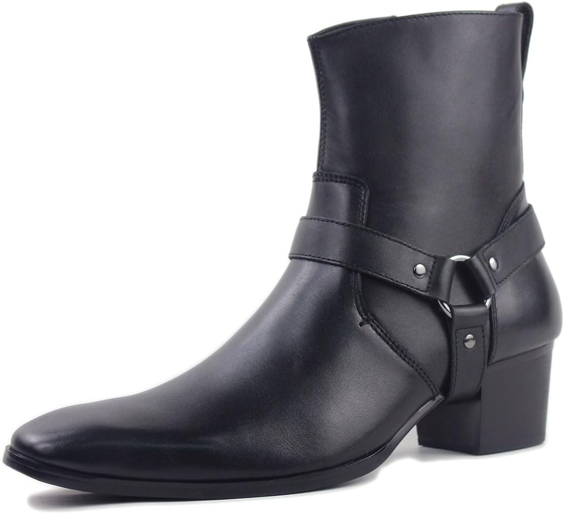 Мужские ботинки на каблуке, повседневные черные Челси, боевые, короткие Чукка, на молнии JY002 COWSDELLA, черный
Мужские ботинки на каблуке, повседневные черные Челси, боевые, короткие Чукка, на молнии JY002 COWSDELLA, черный