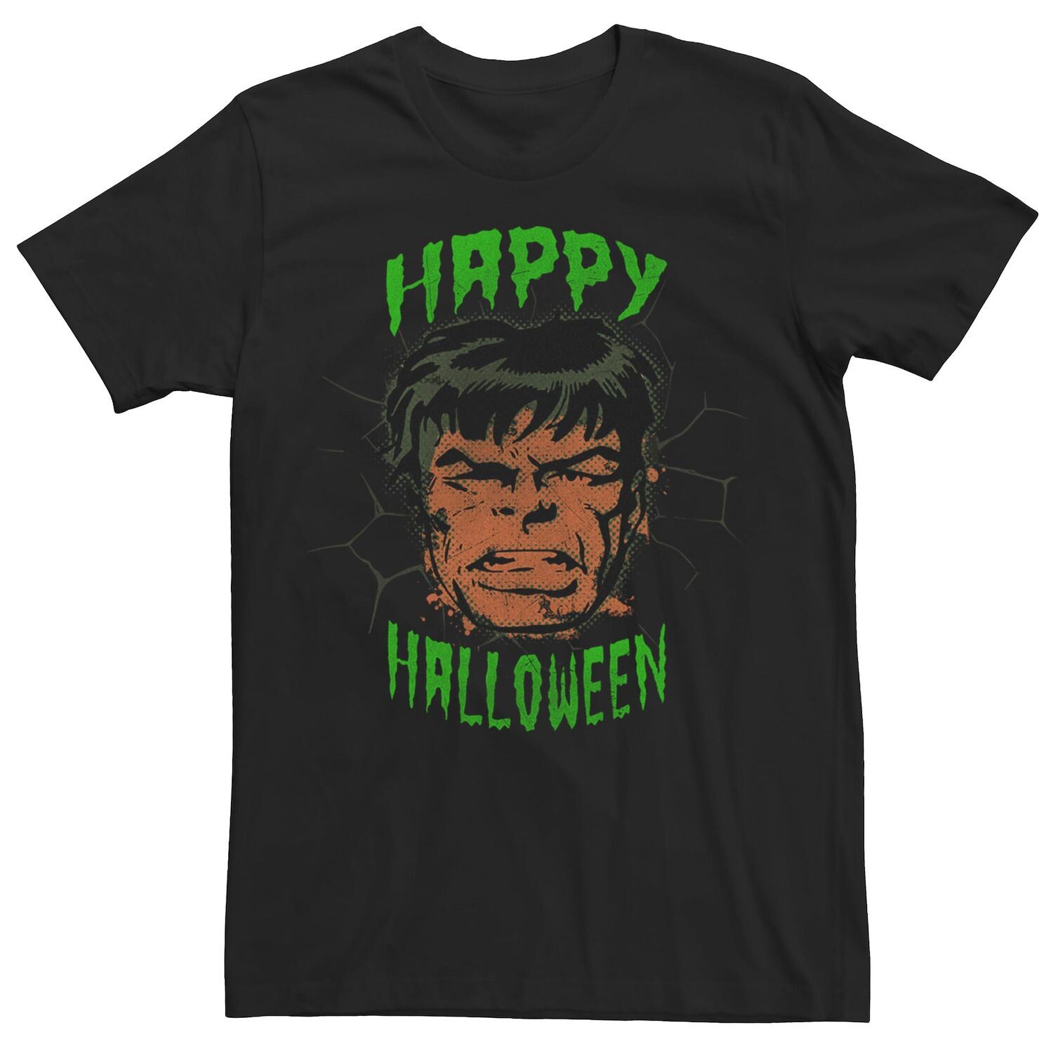 Мужская футболка с короткими рукавами Marvel Hulk Happy Halloween Licensed Character
Мужская футболка с короткими рукавами Marvel Hulk Happy Halloween Licensed Character