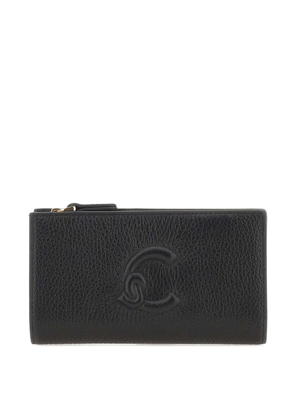 Кожаный кошелек с тисненым логотипом Coccinelle, черный
Кожаный кошелек с тисненым логотипом Coccinelle, черный