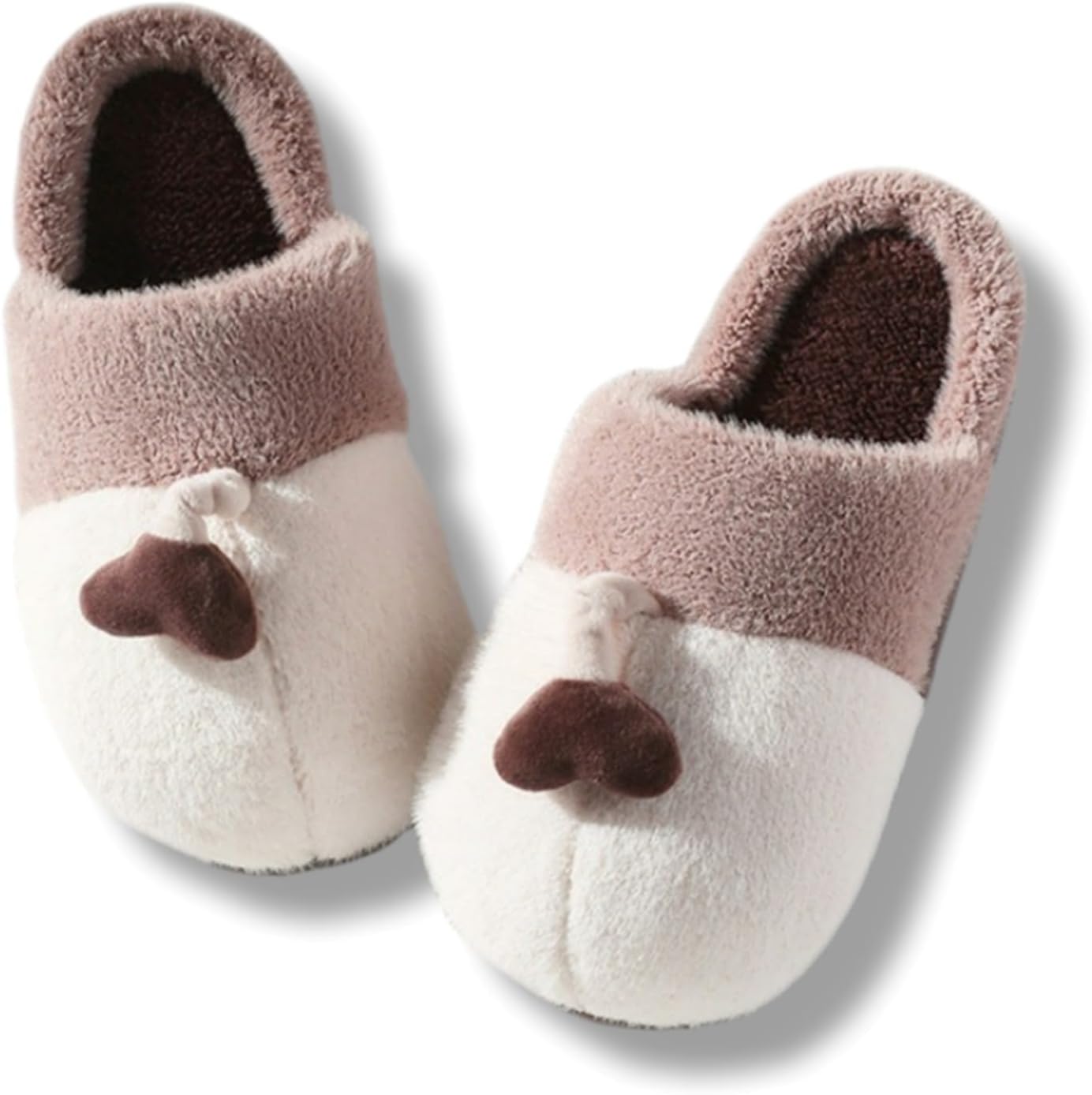 Домашние тапочки с сердечками для женщин и мужчин, на День святого Валентина, пушистые, мягкие, новогодние, для дома и улицы, милые, теплые, с нескользящей подошвой Elirar, хаки
Домашние тапочки с сердечками для женщин и мужчин, на День святого Валентина, пушистые, мягкие, новогодние, для дома и улицы, милые, теплые, с нескользящей подошвой Elirar, хаки