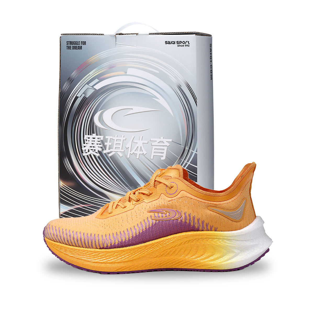 SAIQI Низкие беговые кроссовки Hengye Technology с карбоновой пластиной для мужчин Пурпурное пламя восхода, цвет Purple Flame Sunrise
SAIQI Низкие беговые кроссовки Hengye Technology с карбоновой пластиной для мужчин Пурпурное пламя восхода, цвет Purple Flame Sunrise