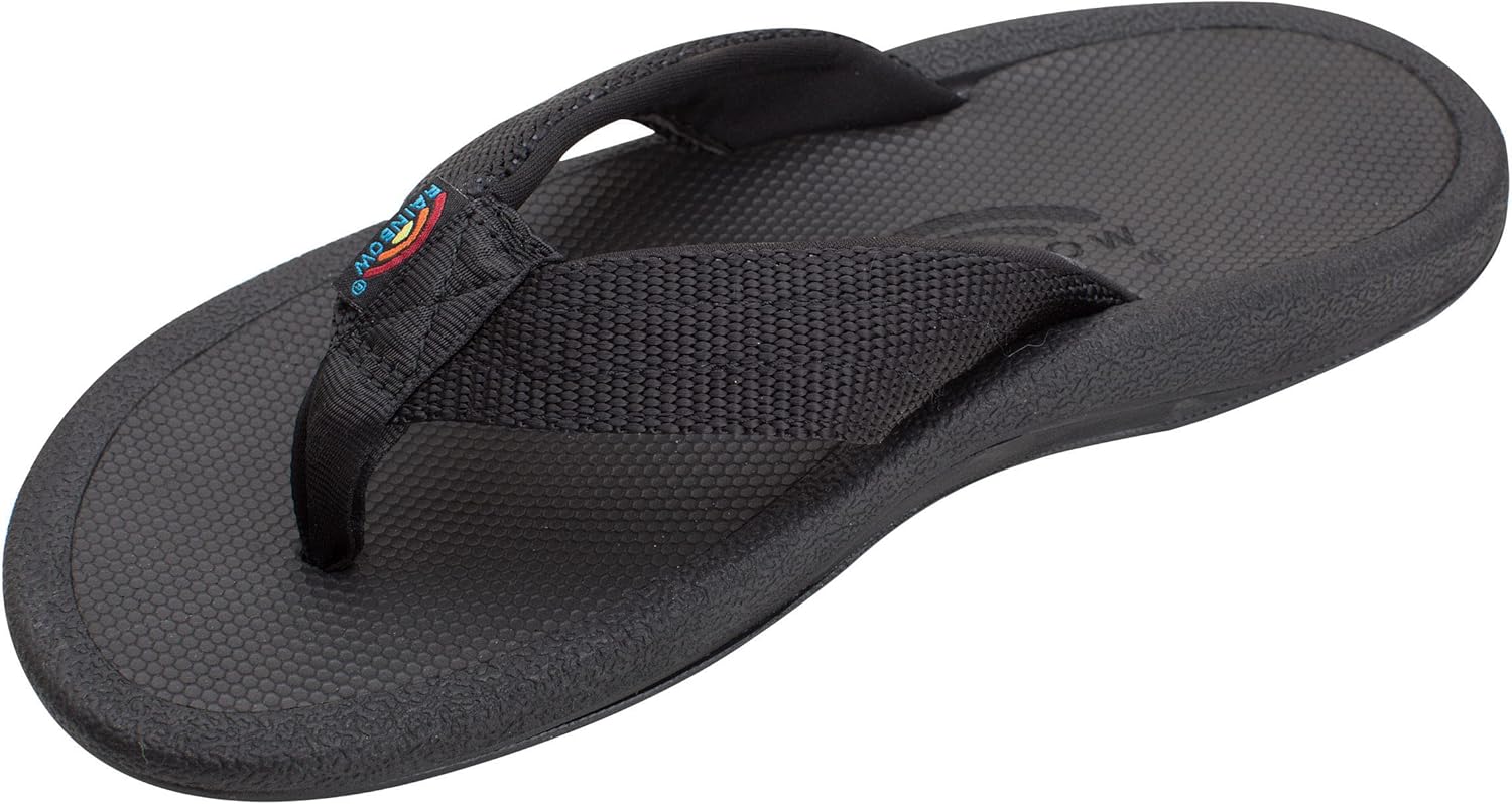 Мужские сандалии Rainbow Mariner с ортопедическим резиновым стелькой и поддержкой свода стопы Rainbow Sandals, черный
Мужские сандалии Rainbow Mariner с ортопедическим резиновым стелькой и поддержкой свода стопы Rainbow Sandals, черный